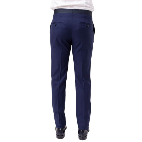 Abito Uomo con gilet monopetto in satin Blu TAGLIATORE- Francavilla Moda